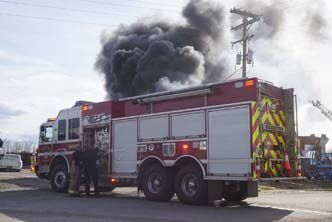 Warehouse fire
